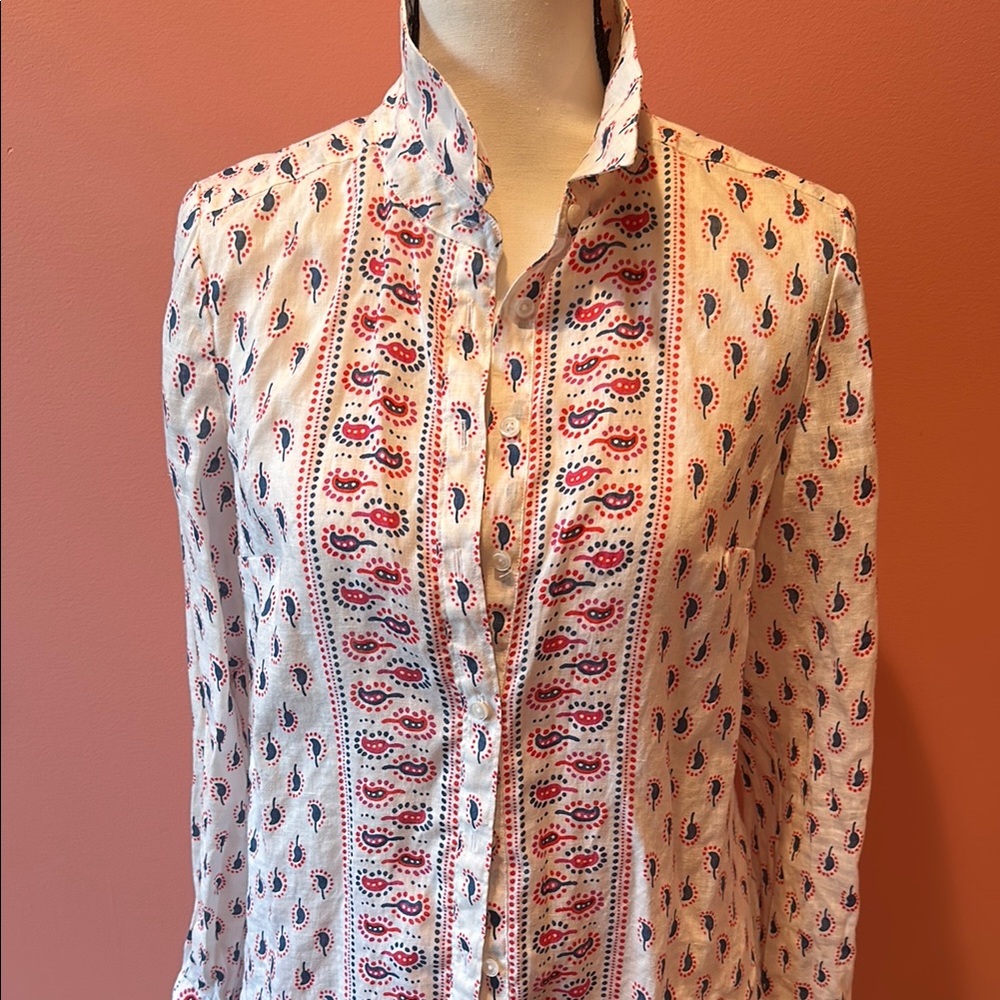 Boden White, Blue & Red Patterned Set - Picture 4 of 8